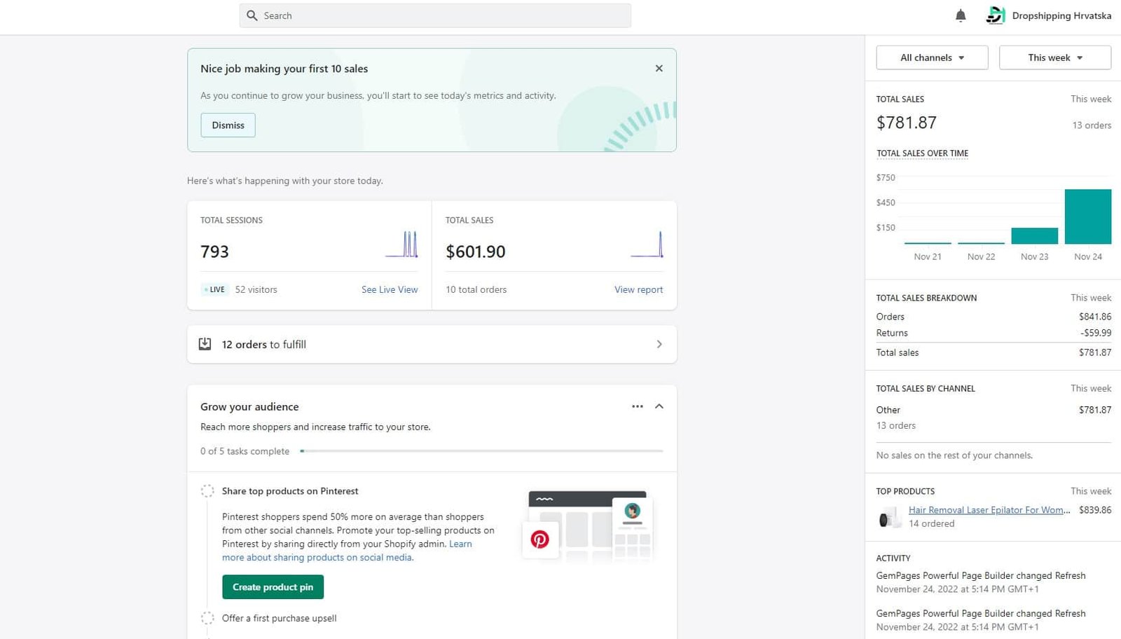 shopify-dropshipping-trgovine-live-sales2