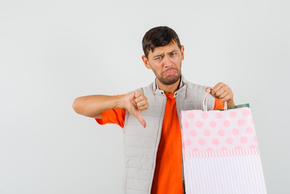 Kupac koji je nezadovoljan proizvodima iz web shopa