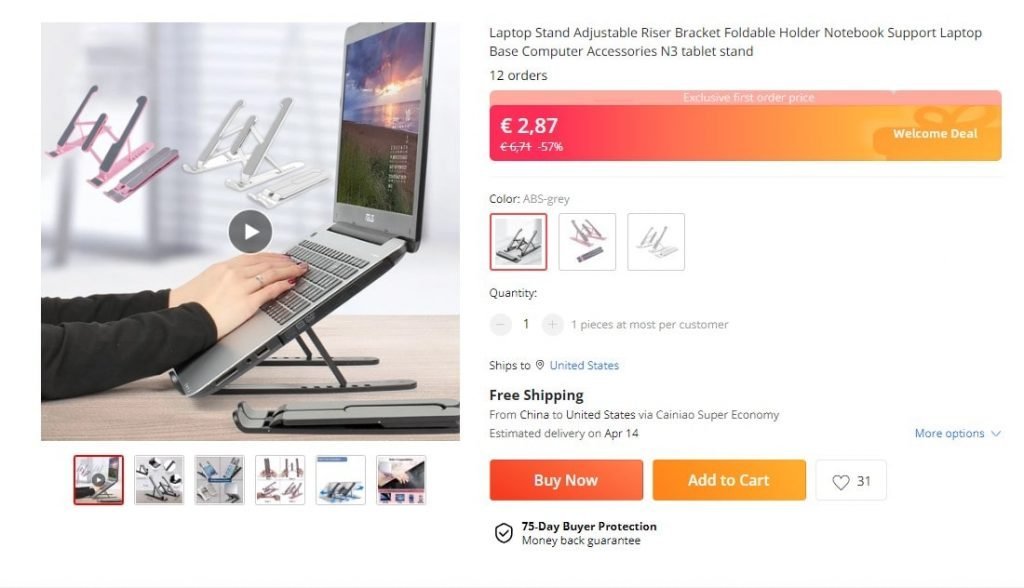 Stalak za laptop fantastičan za dropshipping sa aliexpressa