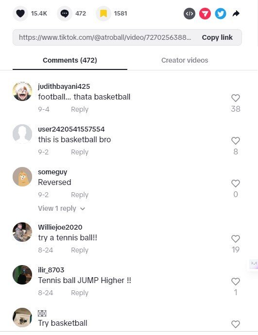 TikTok dropshipping atroball komentari